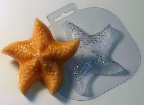Морская звезда большая форма пластиковая