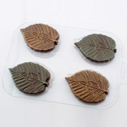 Листок Дзен Мини пластиковая форма для шоколада