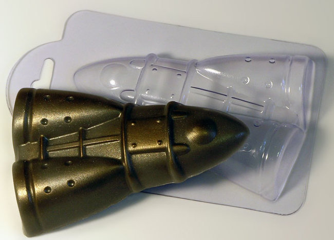 Ракета 2 пластиковая форма для мыла
