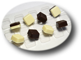 Конфеты квадратные форма пластиковая форма для шоколада